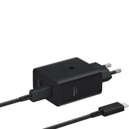 Сетевое зарядное устройство Samsung 50W USB-C USB-C EP-T5020 Cable Black — фото 1