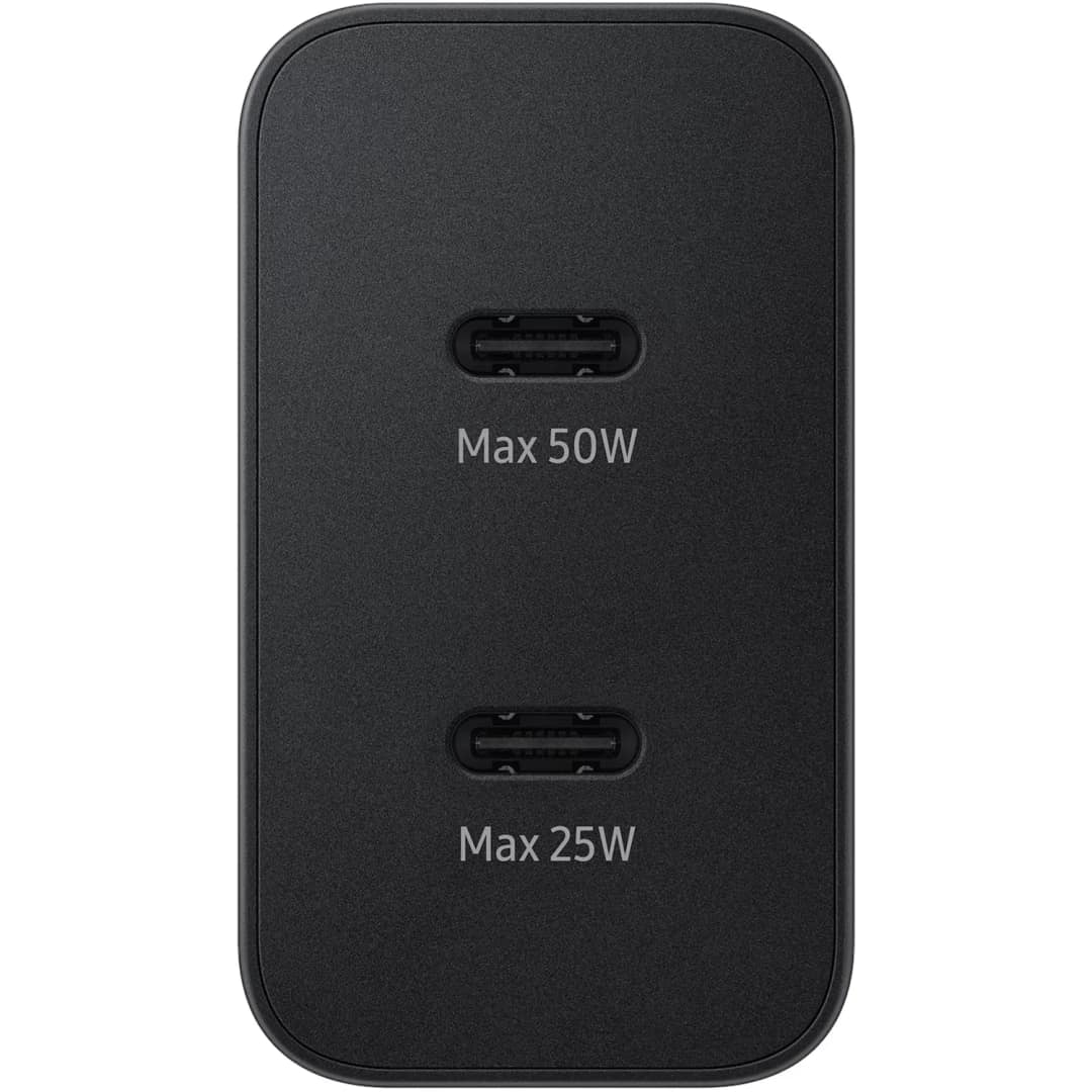 Сетевое зарядное устройство Samsung 50W USB-C USB-C EP-T5020 Cable Black — фото 2