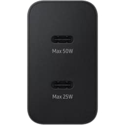Сетевое зарядное устройство Samsung 50W USB-C USB-C EP-T5020 Cable Black — фото 2