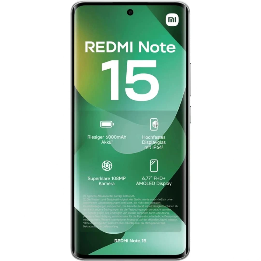 Смартфон Xiaomi Redmi Note 15 4G 8 Global Version, Forest Green — фото 5