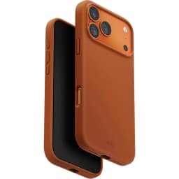 Чехол Uniq Lino Hybrid Silicone Case with MagClick для iPhone 17 Pro Max, Sunset Orange — фото 1