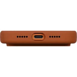 Чехол Uniq Lino Hybrid Silicone Case with MagClick для iPhone 17 Pro Max, Sunset Orange — фото 5