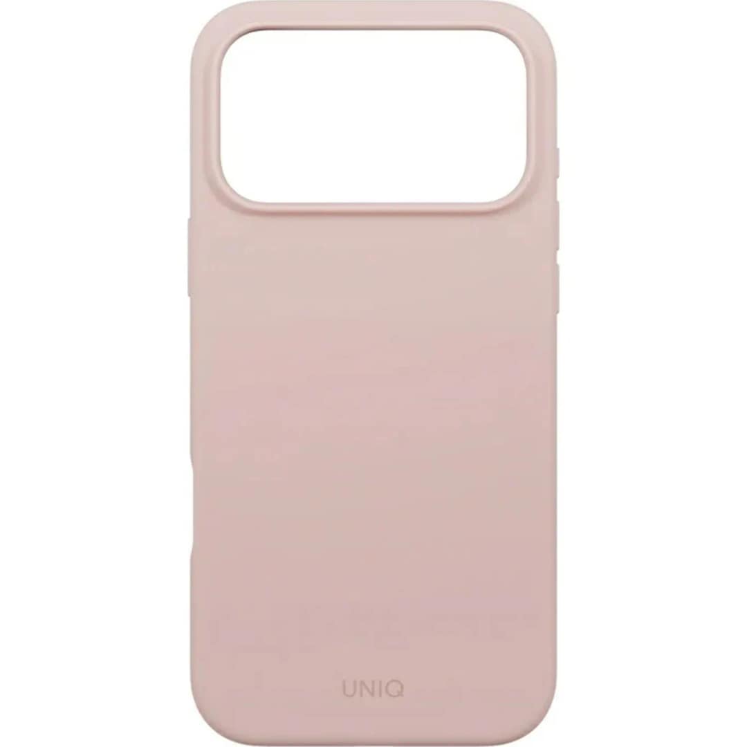Чехол Uniq Lino Hybrid Silicone Case with MagClick для iPhone 17 Pro Max, Blush Pink — фото 3