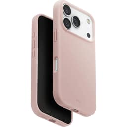 Чехол Uniq Lino Hybrid Silicone Case with MagClick для iPhone 17 Pro, Blush Pink — фото 1
