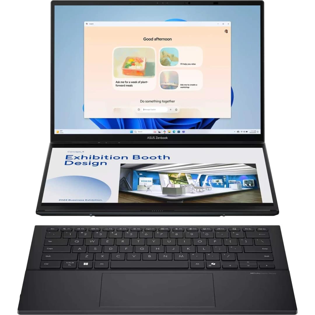 Ноутбук ASUS Zenbook Duo Special UX8406CA-PZ268X 14 OLED i9-285H Ultra SSD Inkwell Gray — фото 2