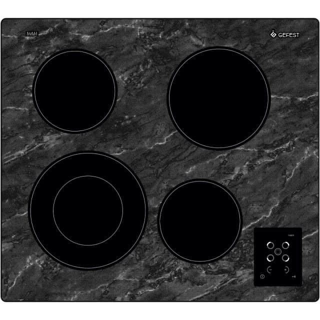 Электрическая варочная панель Gefest ЭС В СН 4231, К52 Black
