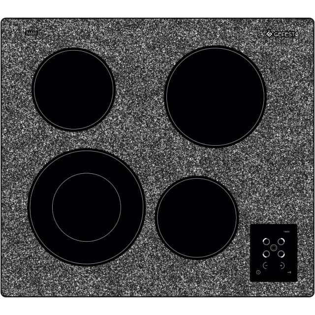 Электрическая варочная панель Gefest ЭС В СН 4231, К42 Black
