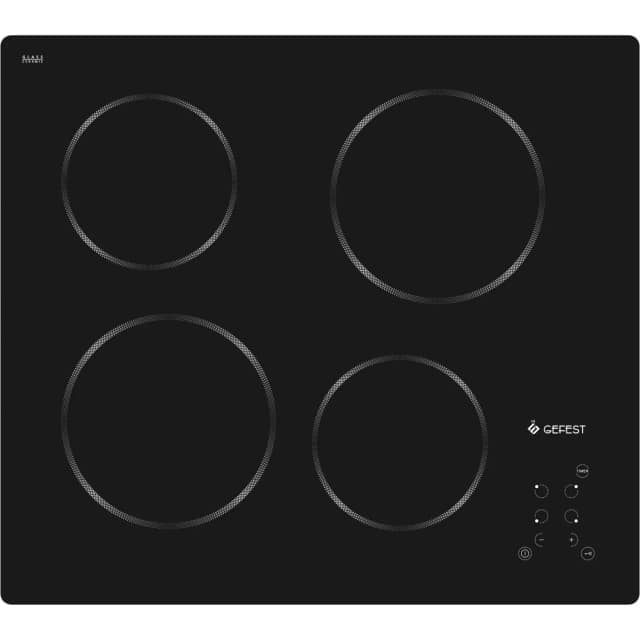 Электрическая варочная панель Gefest ЭС В СН 4231, К11 Black