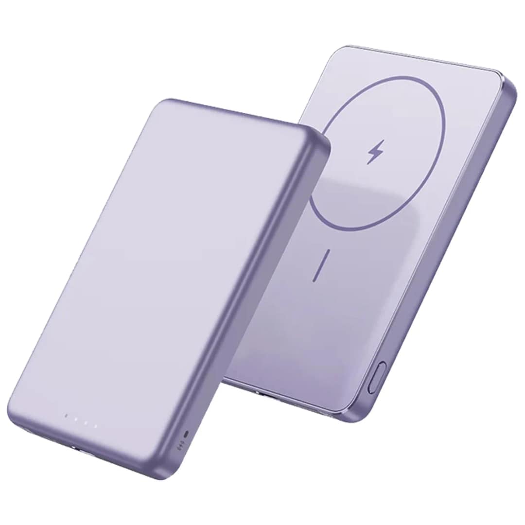 Внешний аккумулятор Xiaomi Super Slim Magnetic Power Bank 5000 mAh, Purple — фото 5