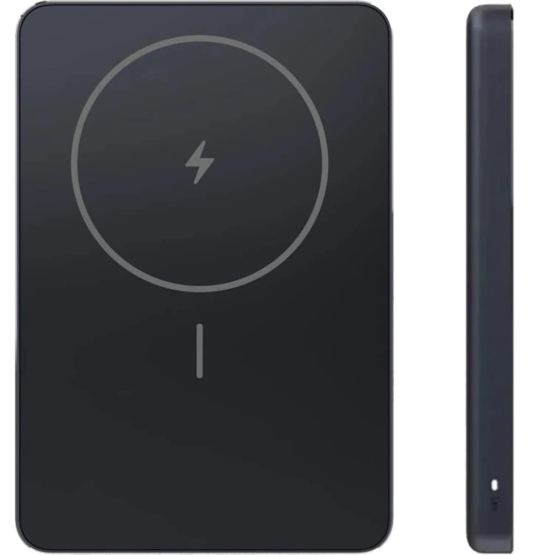 Внешний аккумулятор Xiaomi Super Slim Magnetic Power Bank 5000 mAh, Black — фото 3