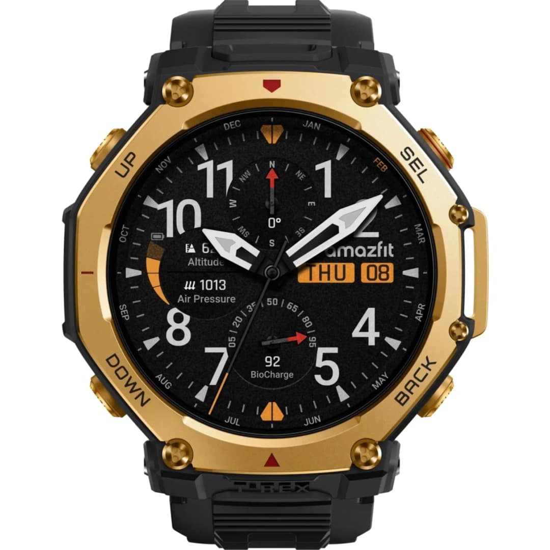 Смарт-часы Amazfit T-Rex 3 Pro 48mm, Black Gold — фото 2