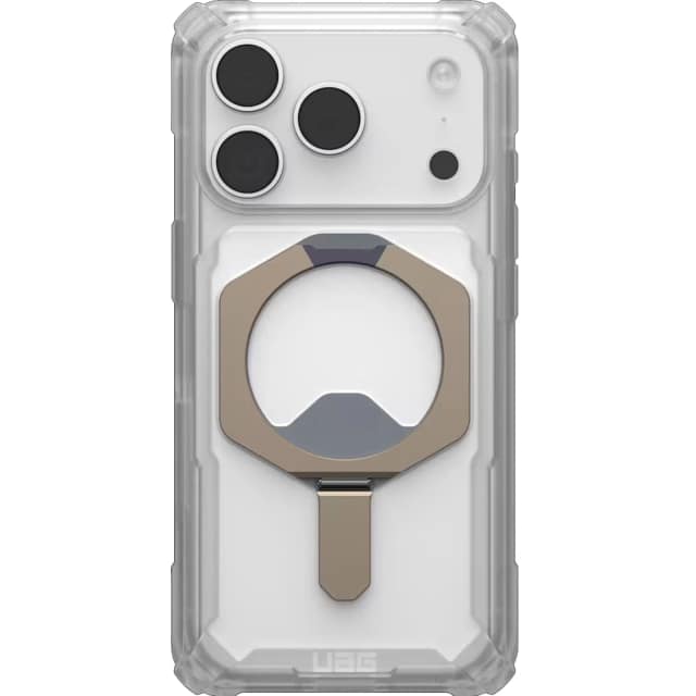 Чехол UAG MagSafe Plasma XTE Case для iPhone 17 Pro, Clear/Titanium