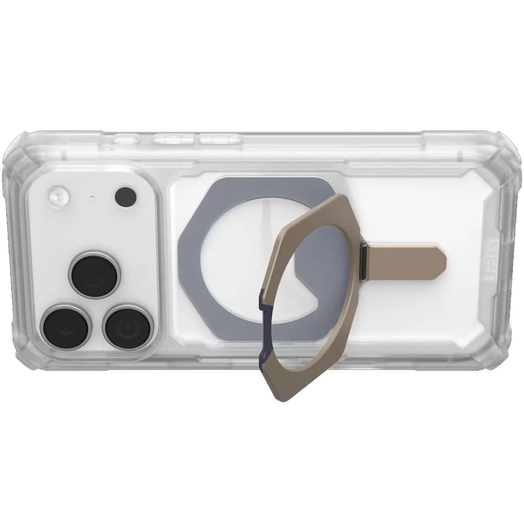 Чехол UAG MagSafe Plasma XTE Case для iPhone 17 Pro, Clear/Titanium — фото 4