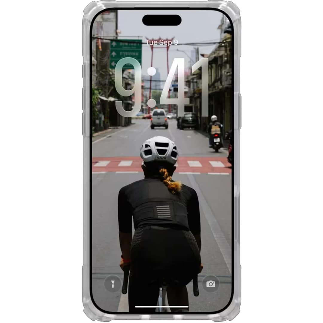 Чехол UAG MagSafe Plasma XTE Case для iPhone 17 Pro Max, Clear/Titanium — фото 3