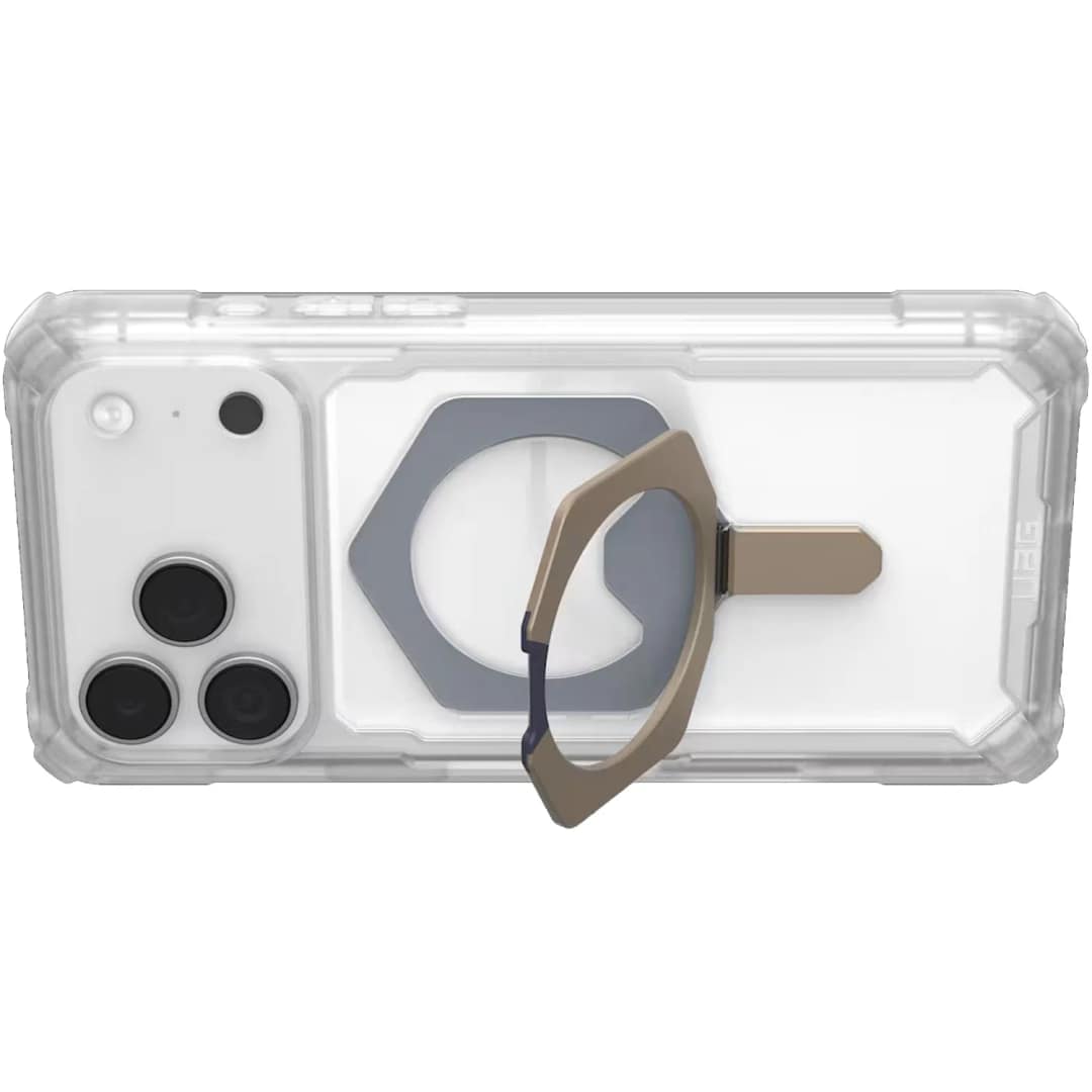 Чехол UAG MagSafe Plasma XTE Case для iPhone 17 Pro Max, Clear/Titanium — фото 4