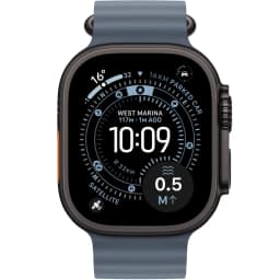 Ремешок Apple Watch Ultra 49mm Ocean Band - Black Titanium Finish, Anchor Blue — фото 3