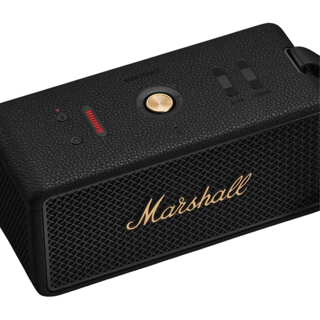 Портативная акустика Marshall Middleton II, Black and Brass — фото 4