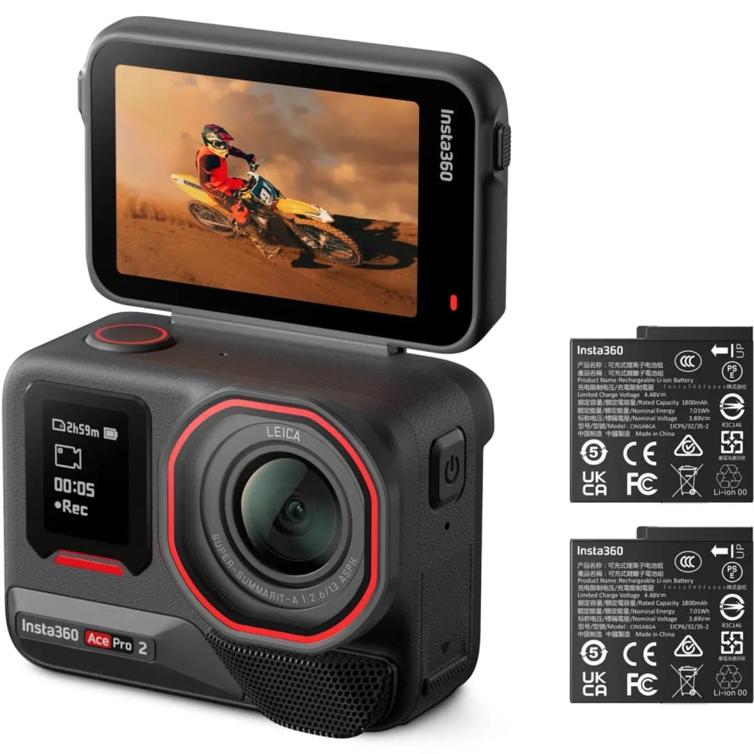 Экшн-камера Insta360 Ace Pro 2 Battery Bundle Black — фото 6