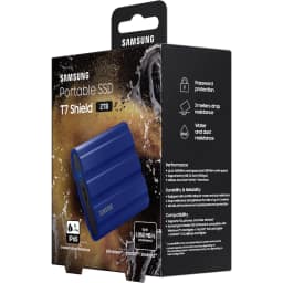 Внешний SSD накопитель Samsung T7 Shield USB 3.2 Type-C, Blue — фото 4