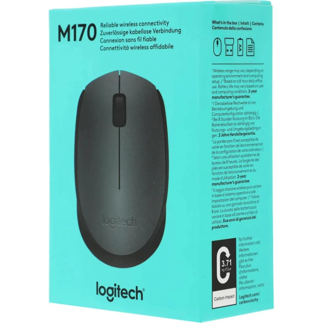 Беспроводная мышь Logitech M170 Gray — фото 9