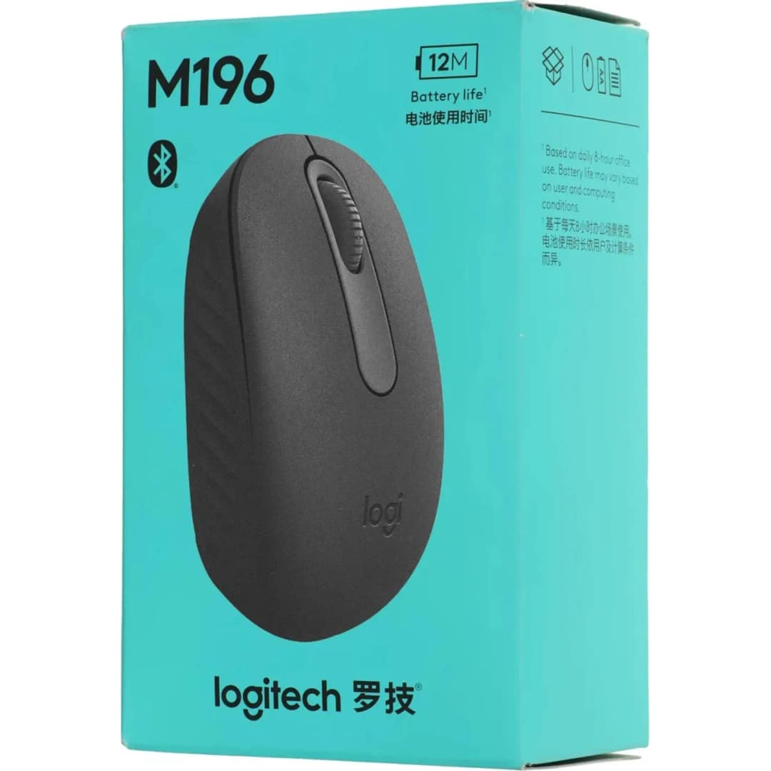 Беспроводная мышь Logitech M196 Graphite — фото 9