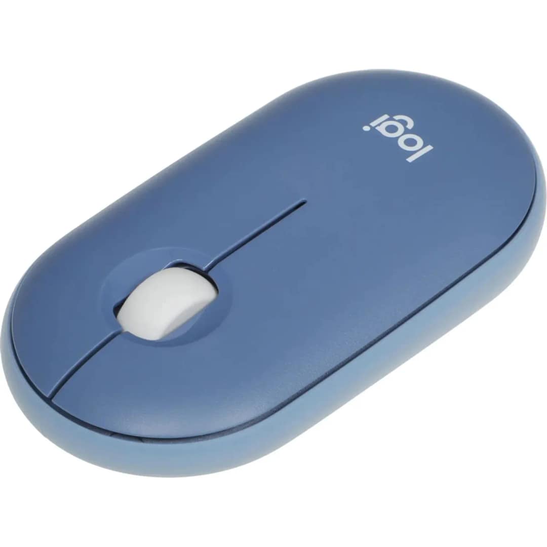 Беспроводная мышь Logitech Pebble M350, Blueberry — фото 2