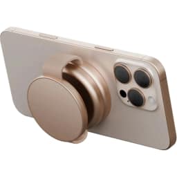 Беспроводное зарядное устройство EnergEA AluMag Trio Qi2, Gold — фото 2