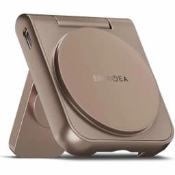 Беспроводное зарядное устройство EnergEA MagDuo Qi2, Gold — фото 1