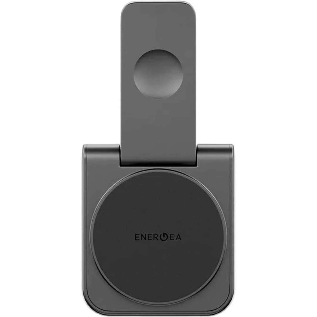 Беспроводное зарядное устройство EnergEA MagDuo Qi2, Gunmetal — фото 2