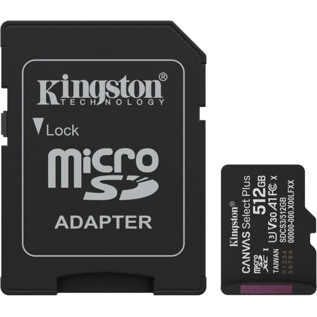 Карта памяти Kingston Canvas Select Plus MicroSD