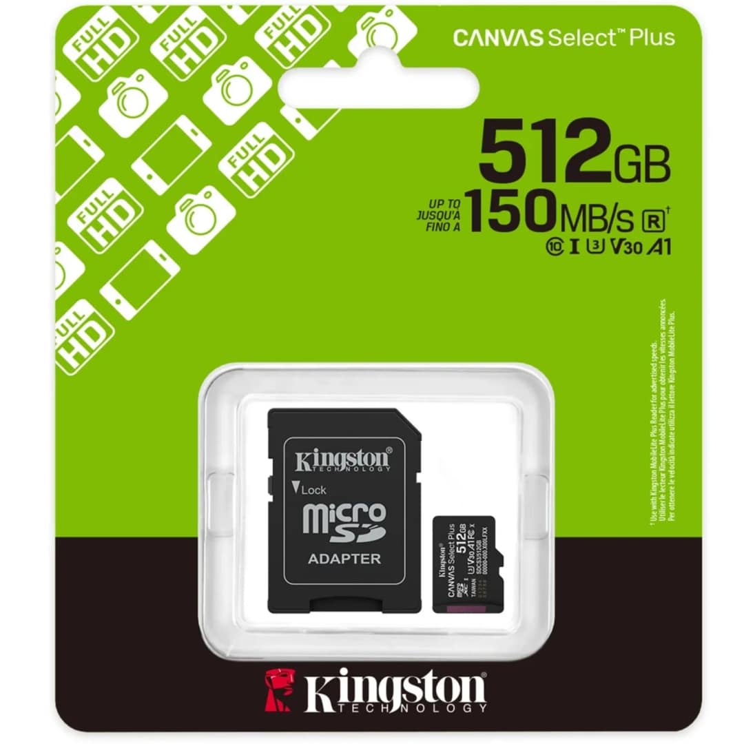 Карта памяти Kingston Canvas Select Plus MicroSD — фото 3