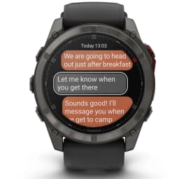 Смарт-часы Garmin Fenix 8 Pro 51mm Microled Sapphire Lens Carbon Grey DLC Tinanium With Black Pebble Gray Silicone — фото 3