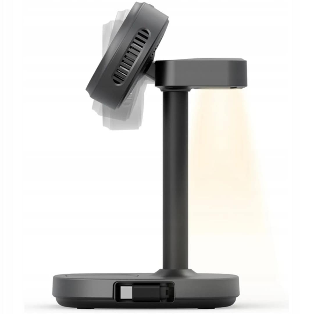 Беспроводное зарядное устройство EnergEA MagArctic Stand Gunmetal — фото 4
