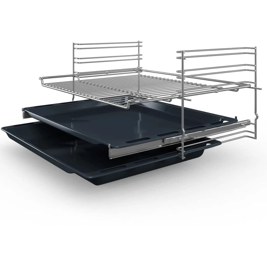 Электрический духовой шкаф Bosch Serie 6 HBJN10YW0R Pearl White Gold — фото 2