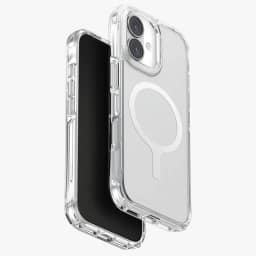 Чехол Uniq LifePro Xtreme Anti-Fingerprint Slim Hybrid Case with MagClick для iPhone 17, Frost Clear/White — фото 1