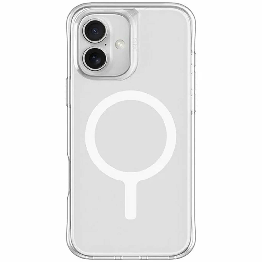 Чехол Uniq LifePro Xtreme Anti-Fingerprint Slim Hybrid Case with MagClick для iPhone 17, Frost Clear/White — фото 2