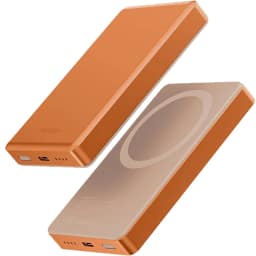 Внешний аккумулятор EnergEA Alupac 10K 10000 mAh Magsafe, Orange — фото 1