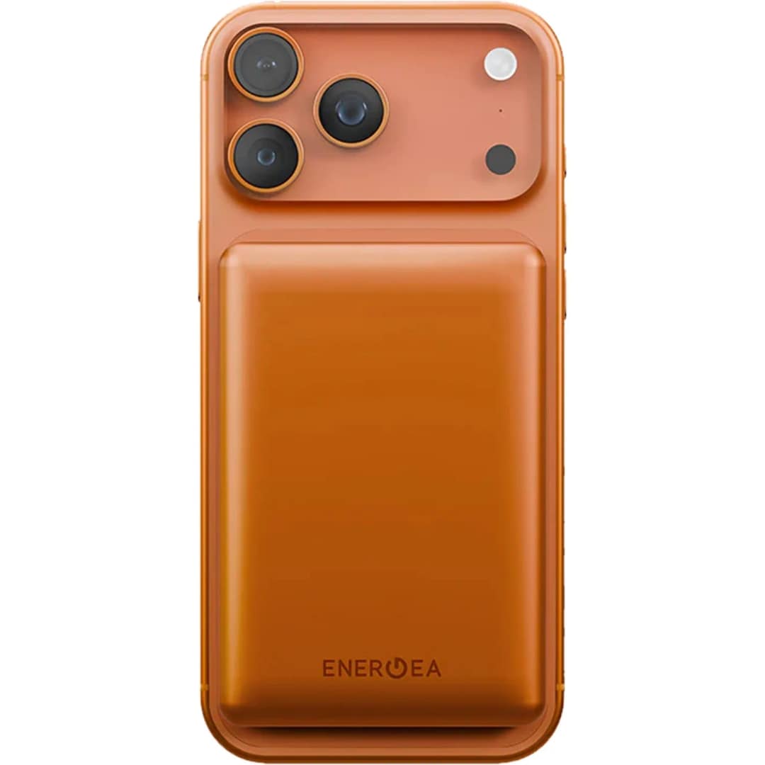 Внешний аккумулятор EnergEA Alupac 10K 10000 mAh Magsafe, Orange — фото 3