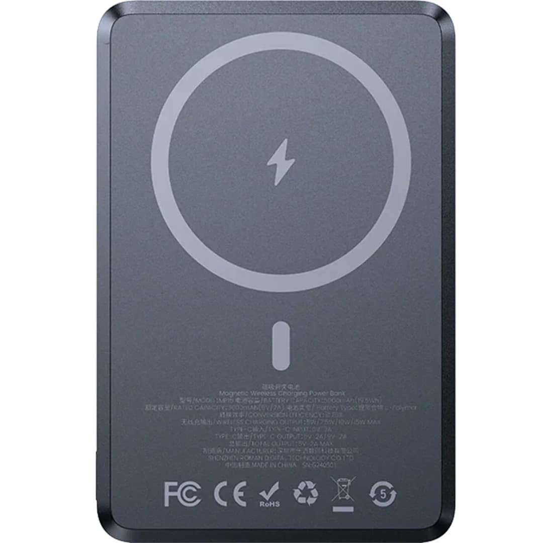 Внешний аккумулятор Benks ArmorGo Power Bank 5000 mAh with MagSafe, Aurora — фото 4