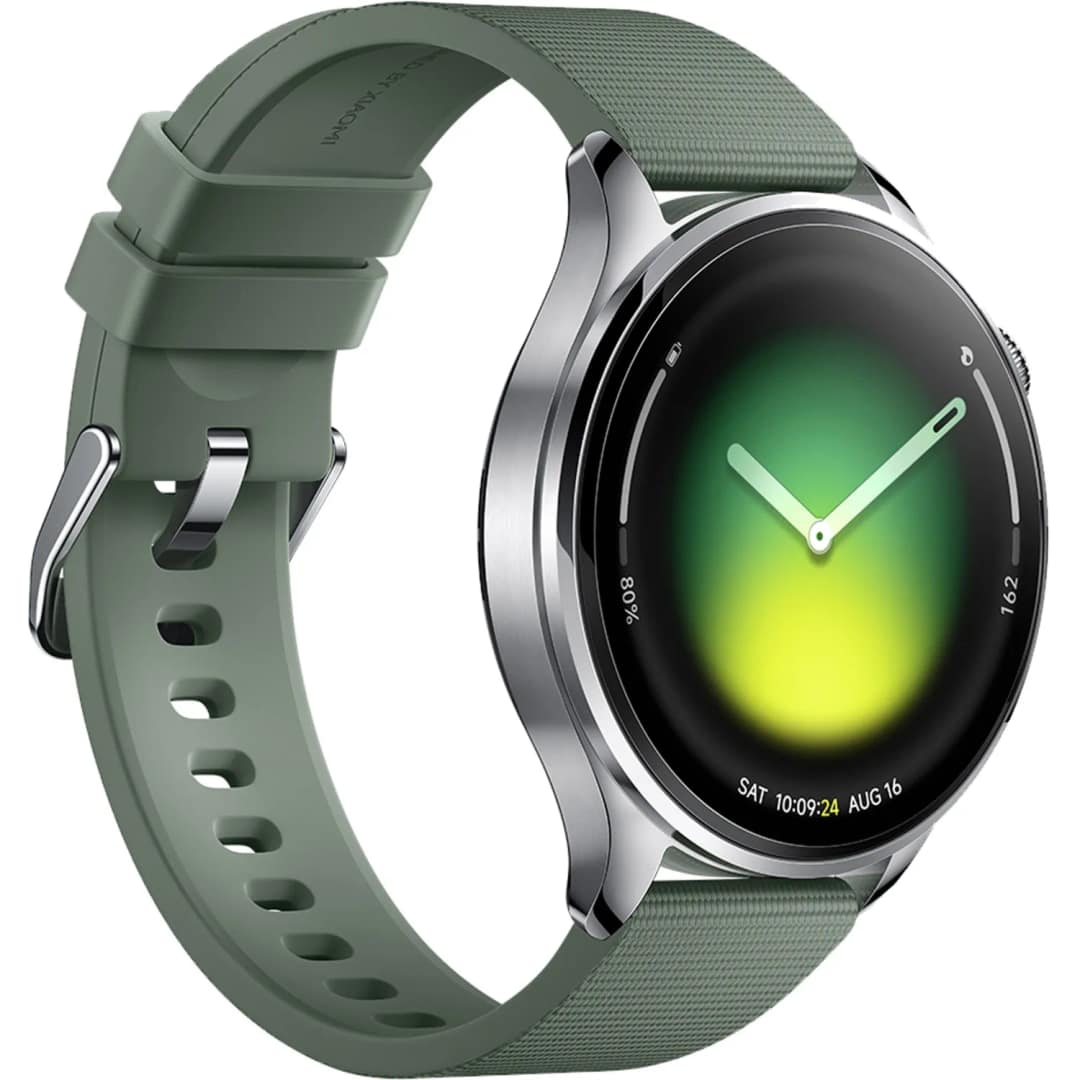 Смарт-часы Xiaomi Watch 5 Fluororubber, Juniper Green — фото 3