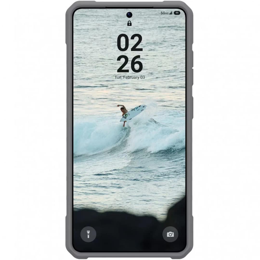Чехол UAG Pathfinder Clear Case with MagSafe для Samsung Galaxy S26 Ultra Active Neon Case Black Neon Lanyard — фото 2