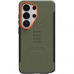 Чехол UAG Civilian Case with MagSafe для Samsung Galaxy S26 Ultra, Olive/Orange — фото 1