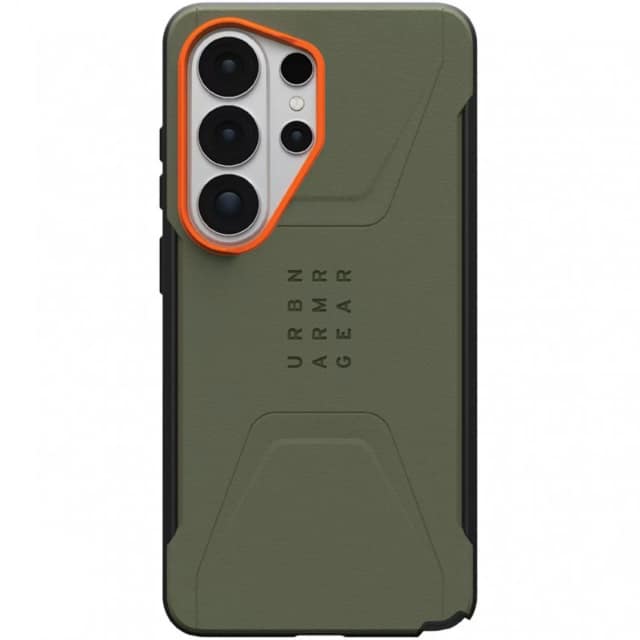Чехол UAG Civilian Case with MagSafe для Samsung Galaxy S26 Ultra, Olive/Orange