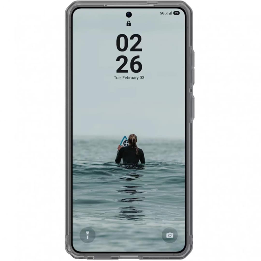 Чехол UAG DOT Case with MagSafe для Samsung Galaxy S26 Ultra, True Clear Ice/Ash — фото 2