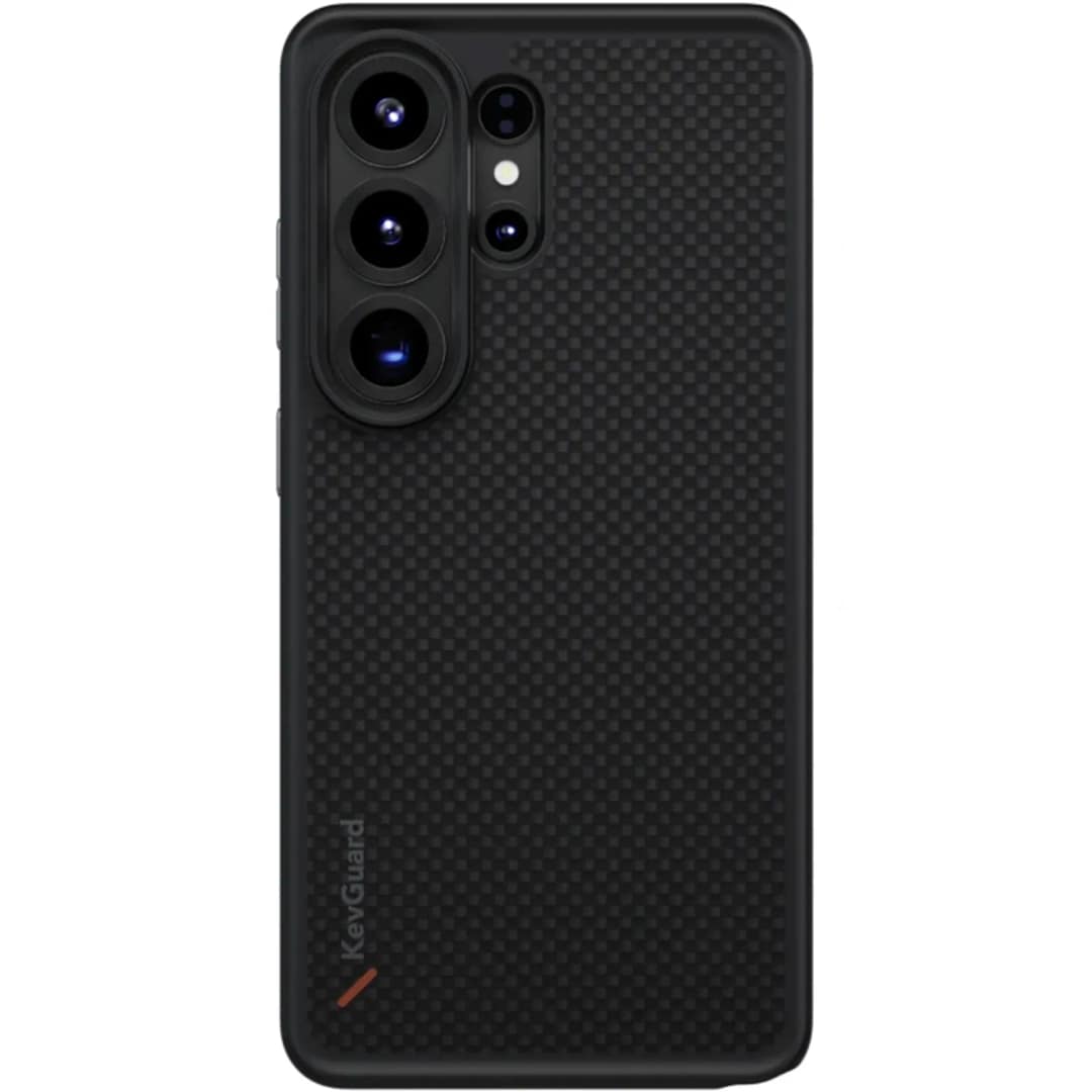 Чехол Uniq Keva Tough Aramid Protective Case для Samsung S26 Ultra Carbon Black — фото 2