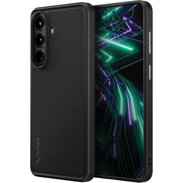 Чехол Uniq Keva Tough Aramid Protective Case для Samsung S26 Plus Carbon Black