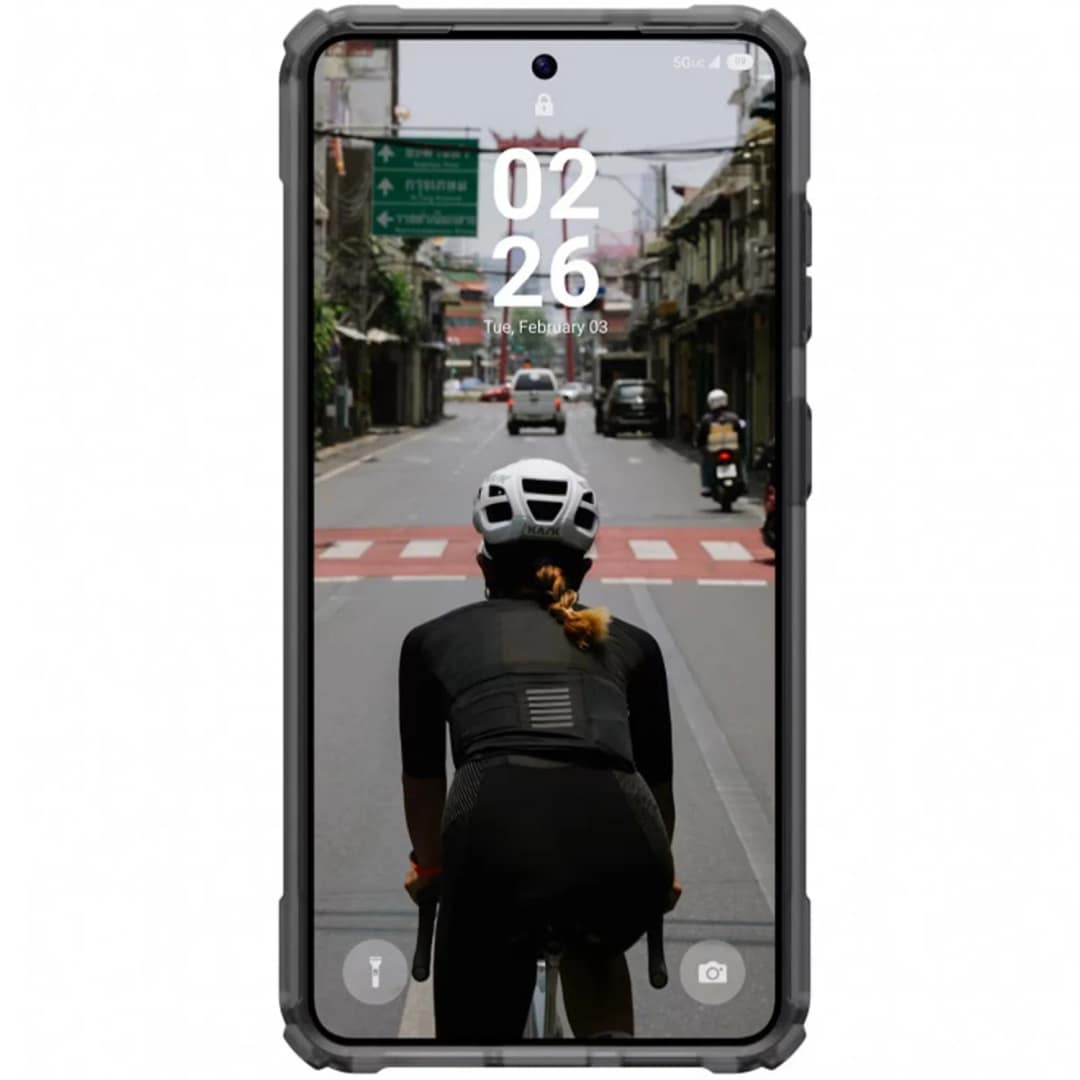 Чехол UAG Plasma XTE Case with MagSafe для Samsung Galaxy S26, Ash/Titanium — фото 3