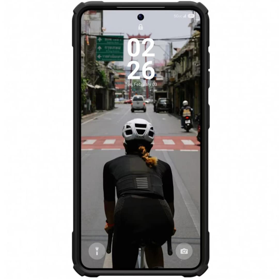 Чехол UAG Plasma XTE Case with MagSafe для Samsung Galaxy S26, Black/Orange — фото 3