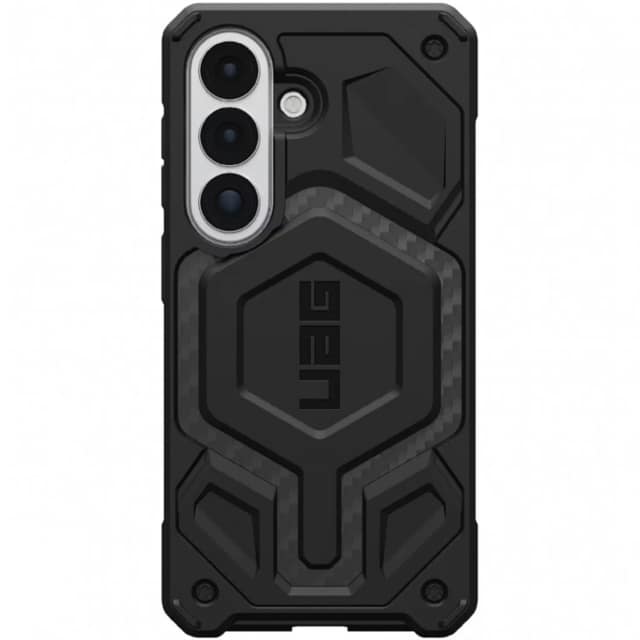 Чехол UAG Monarch Pro Case with MagSafe для Samsung Galaxy S26 Carbon Fiber