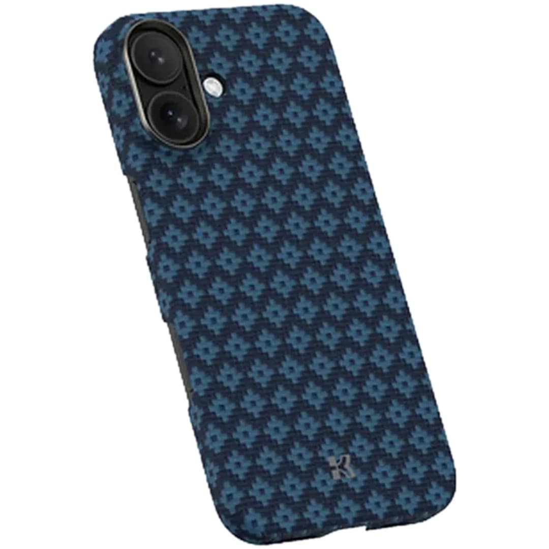 Чехол Benks ArmorGrid ArmorAir Case built with Kevlar для iPhone 17, Azure Blue — фото 4